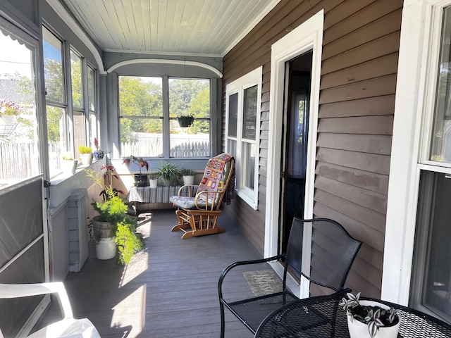 30 Highland Ave, Dixfield, ME 04224 - view of sunroom / solarium