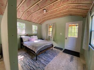 254 Eaton Rd, Dexter, ME 04435 - bedroom with lofted ceiling