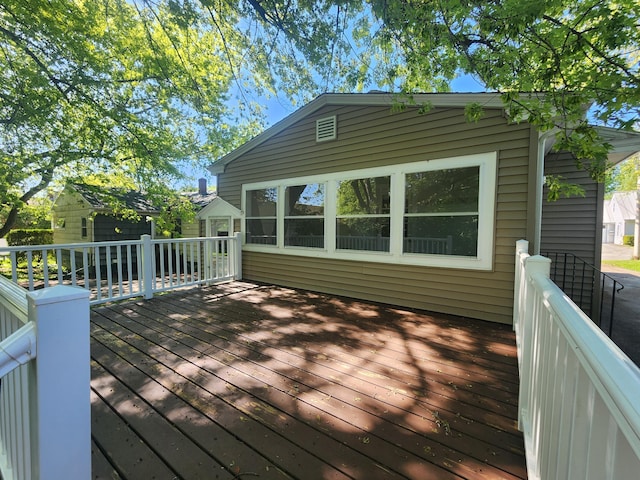 51 Francis St, Waterville, ME 04901 - view of deck