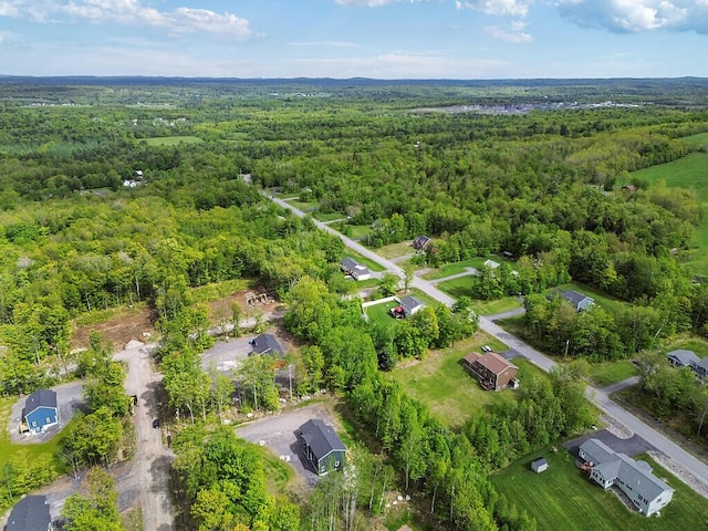 65 May Way, Sidney, ME 04330 - aerial overview of property's location with a heavily wooded area