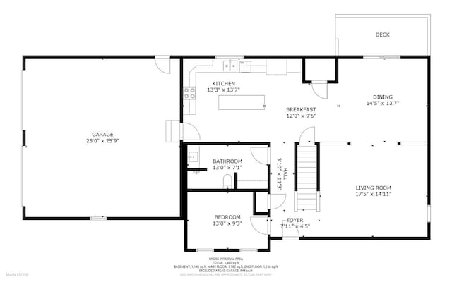 65 May Way, Sidney, ME 04330 - property floor plan