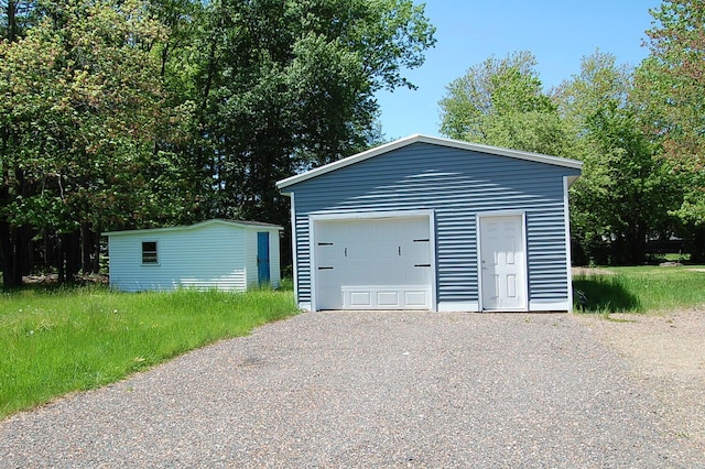 30 Westland Ave, Biddeford, ME 04005 - detached garage with gravel driveway