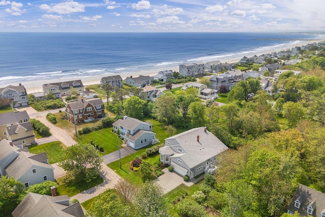 22 Saints Pl, Wells, ME 04090 - aerial view of residential area with expansive beach