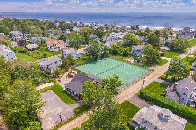 22 Saints Pl, Wells, ME 04090 - aerial perspective of suburban area with a large body of water