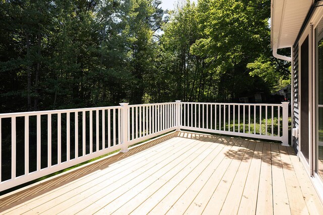 74 Hebron Rd, Paris, ME 04281 - view of wooden deck