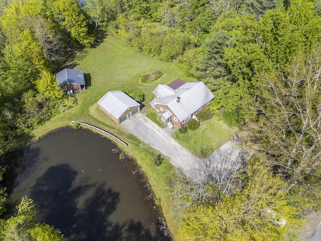 117 Taylor Woods Rd, Belgrade, ME 04917 - aerial view of property and surrounding area featuring a nearby body of water