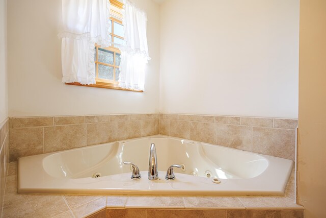 438 Oak Point Rd, Trenton, ME 04605 - full bathroom with a jetted tub