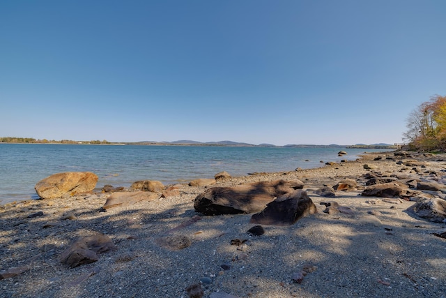 438 Oak Point Rd, Trenton, ME 04605 - water view featuring a mountainous background