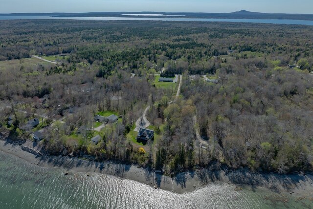 438 Oak Point Rd, Trenton, ME 04605 - view of property location with a heavily wooded area