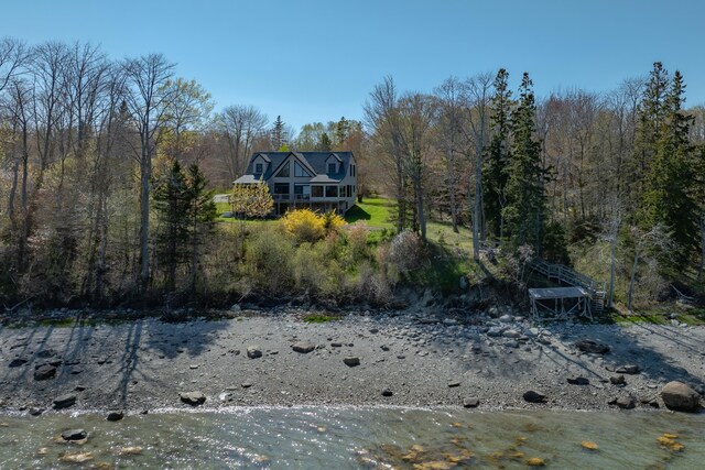 438 Oak Point Rd, Trenton, ME 04605 - view of front of house