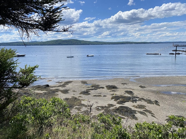 219 Willis Ln, Islesboro, ME 04848 - water view with a mountain backdrop
