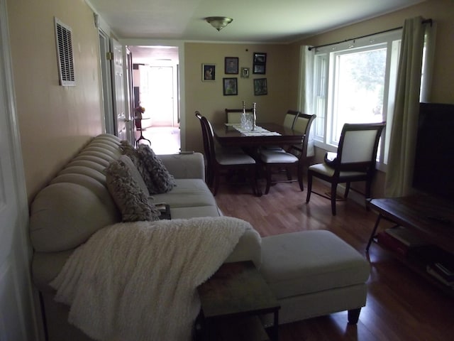 396 Waterville Rd, Norridgewock, ME 04957 - living room with wood finished floors