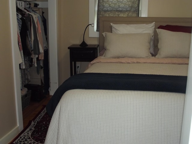 396 Waterville Rd, Norridgewock, ME 04957 - bedroom with a closet and wood finished floors
