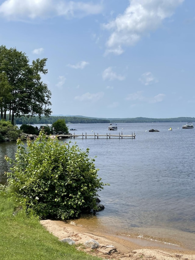 4 Goodridge Dr Unit 4, Naples, ME 04055 - water view featuring a boat dock