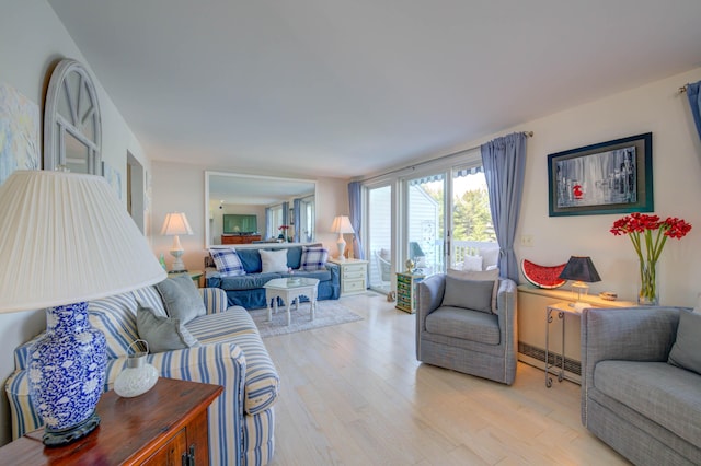 4 Goodridge Dr Unit 4, Naples, ME 04055 - living room featuring light wood finished floors