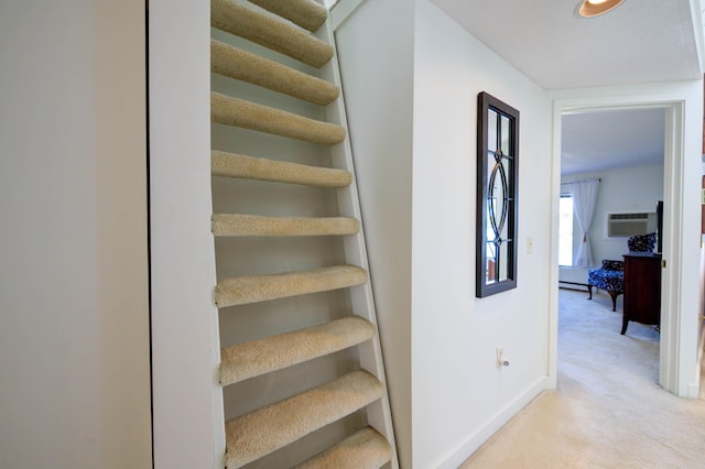 4 Goodridge Dr Unit 4, Naples, ME 04055 - stairway featuring carpet flooring and baseboards