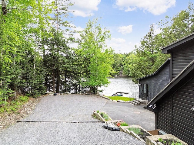 59 Lupine Dr, Belgrade, ME 04917 - view of patio featuring a water view