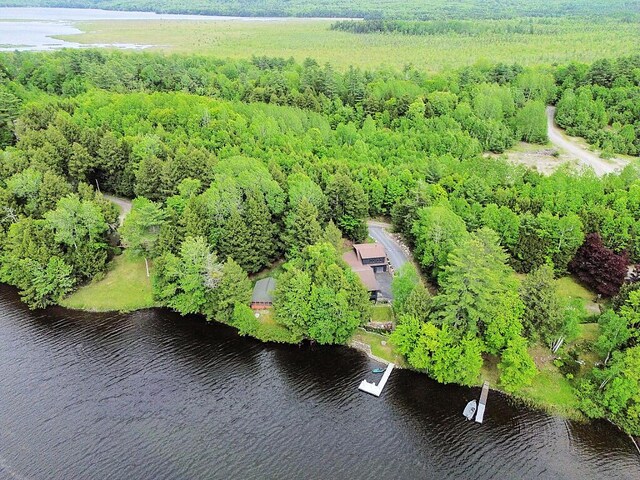 59 Lupine Dr, Belgrade, ME 04917 - bird's eye view of a large body of water