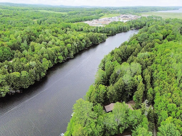 59 Lupine Dr, Belgrade, ME 04917 - bird's eye view of a large body of water and a forest