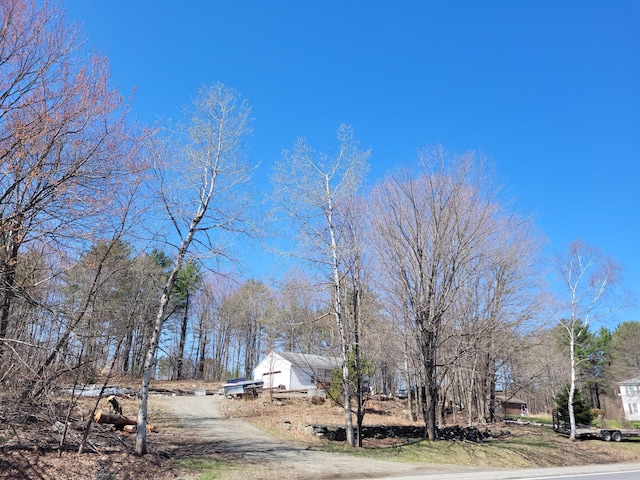 627 Waterville Rd, Skowhegan, ME 04976 - view of yard featuring dirt driveway