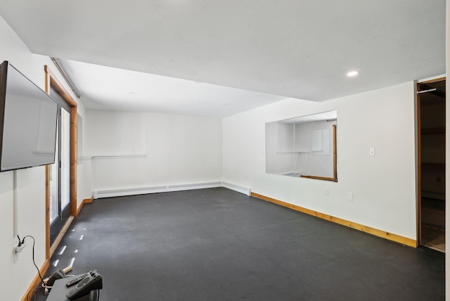 198 Range Rd, Cumberland, ME 04021 - empty room featuring baseboards and recessed lighting