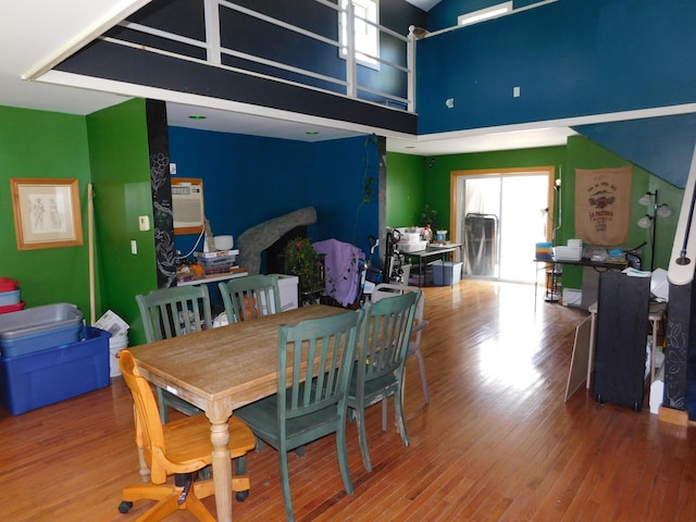 56 Allen St, Bangor, ME 04401 - dining room with a high ceiling and wood finished floors