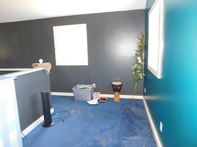 56 Allen St, Bangor, ME 04401 - carpeted empty room with baseboards