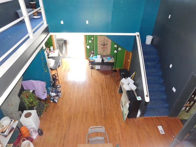 56 Allen St, Bangor, ME 04401 - living room featuring wood finished floors