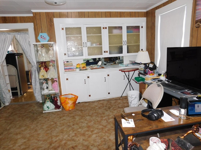 56 Allen St, Bangor, ME 04401 - office space featuring wood walls and ornamental molding