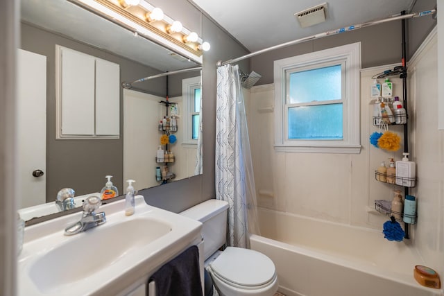 4 Scribner Cir, Lewiston, ME 04240 - full bathroom featuring shower / bath combo, healthy amount of natural light, and vanity