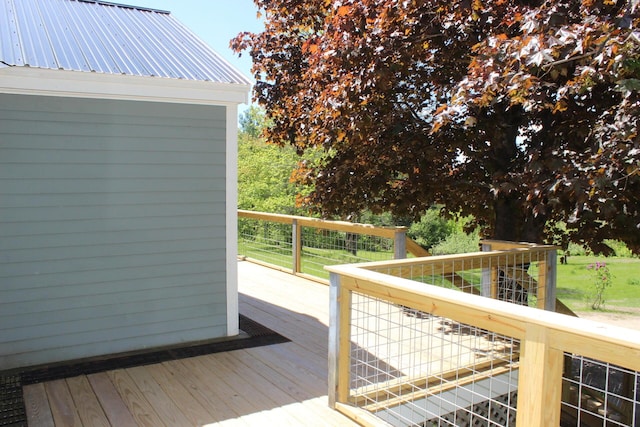 35 Harmon Notch Rd, Brownfield, ME 04010 - view of deck