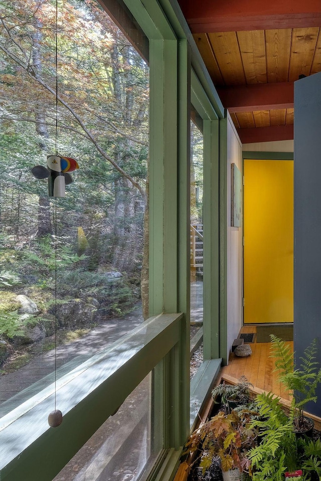93 Eaton Point Rd, Deer Isle, ME 04627 - view of sunroom