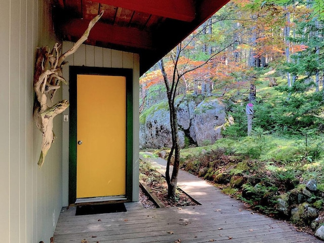 93 Eaton Point Rd, Deer Isle, ME 04627 - view of exterior entry