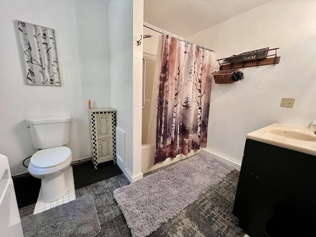 38 Johnson Cove Rd, Otis, ME 04605 - bathroom featuring vanity and shower / tub combo