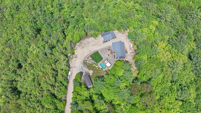 580 Spring St, Brownfield, ME 04010 - bird's eye view of a forest