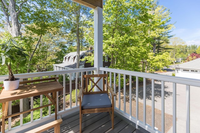 21 Fernald Ave Unit B, York, ME 03909 - view of wooden deck