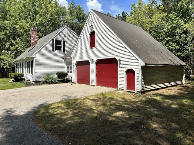 3 Harding Way, Kennebunk, ME 04043 - garage with asphalt driveway