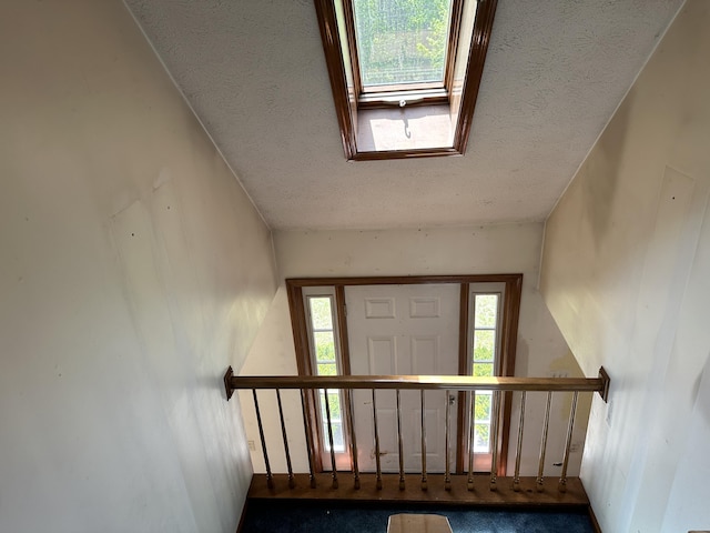 3 Harding Way, Kennebunk, ME 04043 - stairway with a textured ceiling and healthy amount of natural light