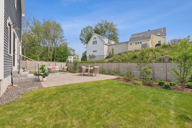 25 Benjamin Way, Portland, ME 04102 - view of yard with a patio