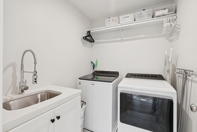 25 Benjamin Way, Portland, ME 04102 - washroom with cabinet space and washer and clothes dryer