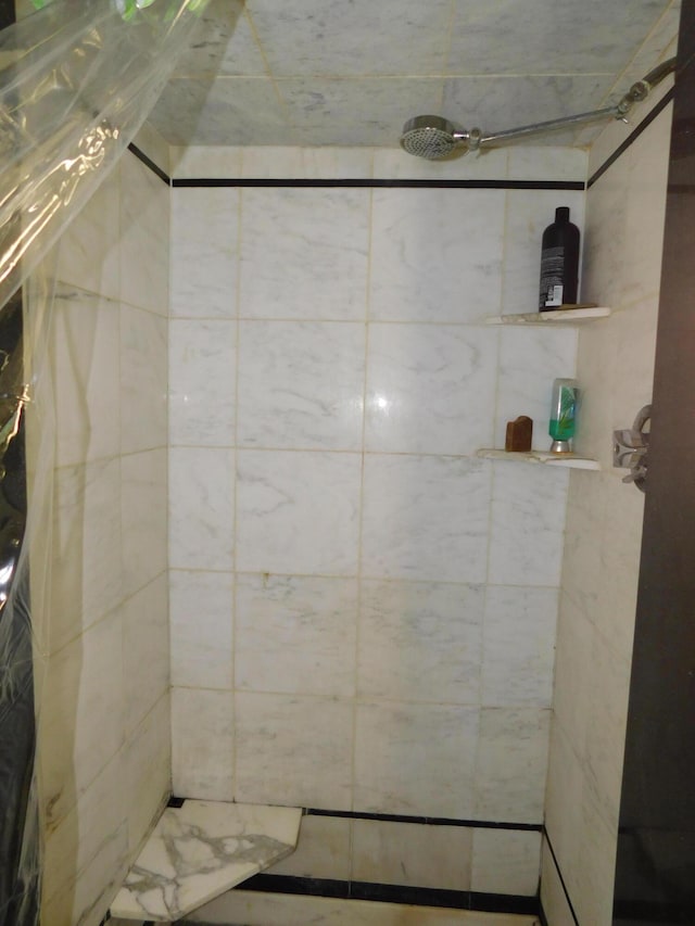 51 Pond Rd, Abbot, ME 04406 - bathroom with a tile shower