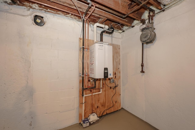 1 Knowlton Rd, Nashua, NH 03063 - utility room with tankless water heater