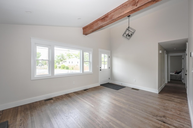 1 Knowlton Rd, Nashua, NH 03063 - entrance foyer with baseboards and wood finished floors