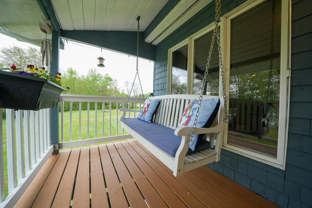50 Water St, Howland, ME 04448 - view of deck