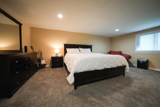 50 Water St, Howland, ME 04448 - carpeted bedroom with baseboards and recessed lighting