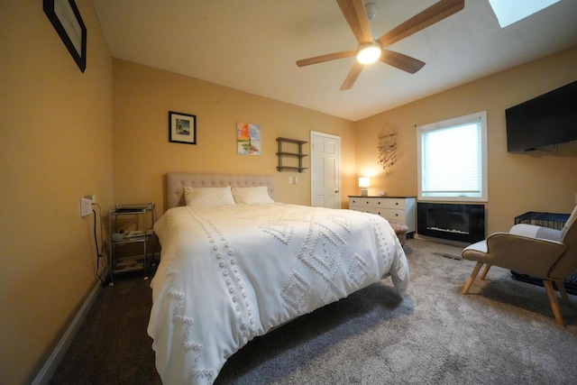 50 Water St, Howland, ME 04448 - bedroom featuring carpet floors and a ceiling fan
