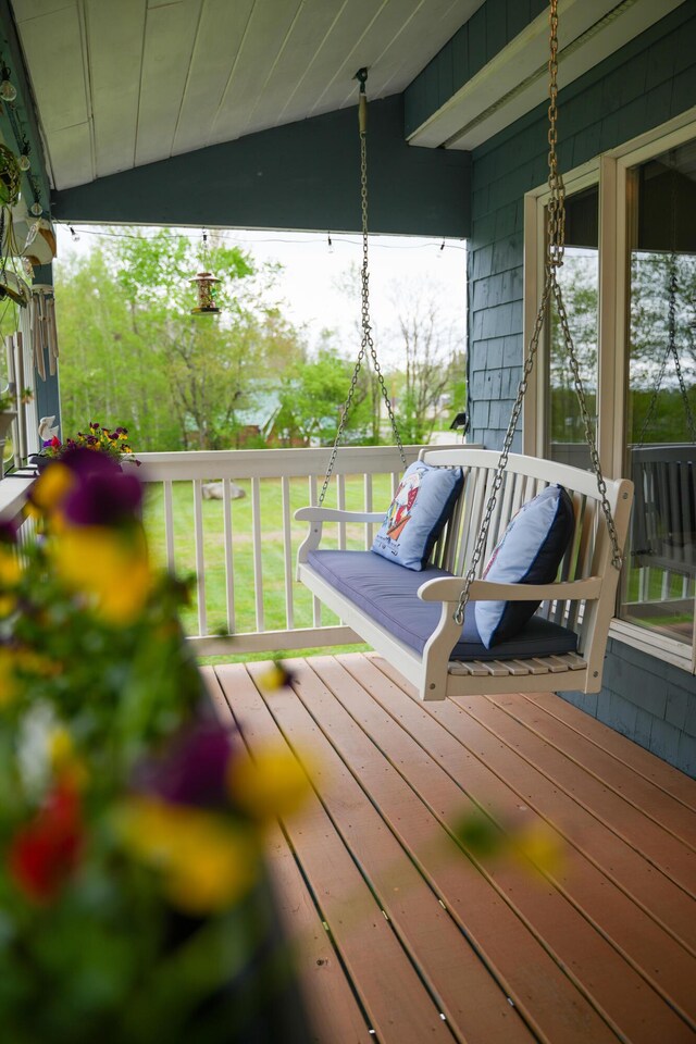 50 Water St, Howland, ME 04448 - view of porch