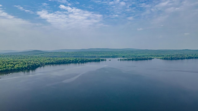 177 Meadow Ln, Smithfield, ME 04978 - water view with a mountainous background and a forest
