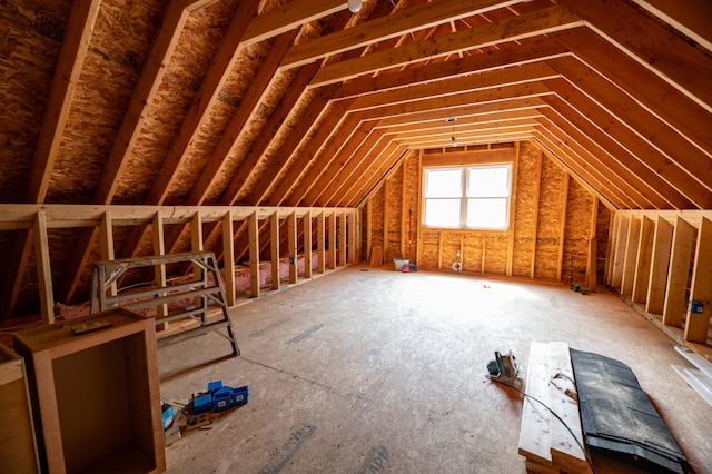 177 Meadow Ln, Smithfield, ME 04978 - view of unfinished attic