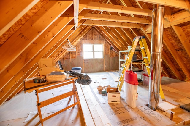 177 Meadow Ln, Smithfield, ME 04978 - view of attic